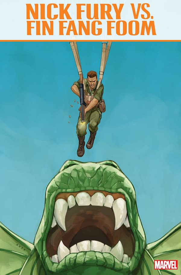 Cover image for NICK FURY VS. FIN FANG FOOM #1 PHIL NOTO VARIANT