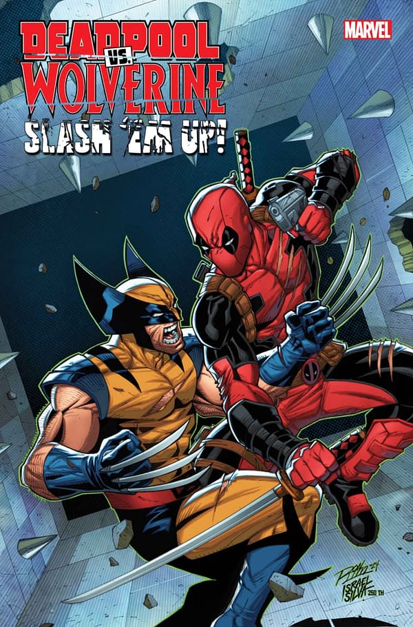 Cover image for DEADPOOL VS. WOLVERINE: SLASH 'EM UP #1 RON LIM COVER