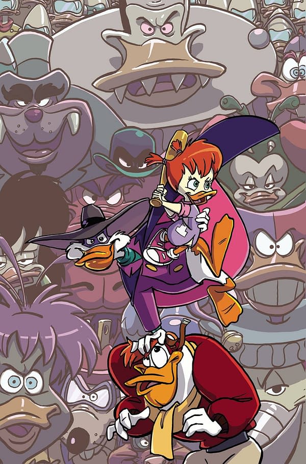 Cover image for DARKWING DUCK #1 CVR G STONES FOIL VIRGIN