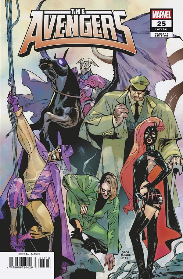 Cover image for AVENGERS #25 SARA PICHELLI VARIANT [DOOM]