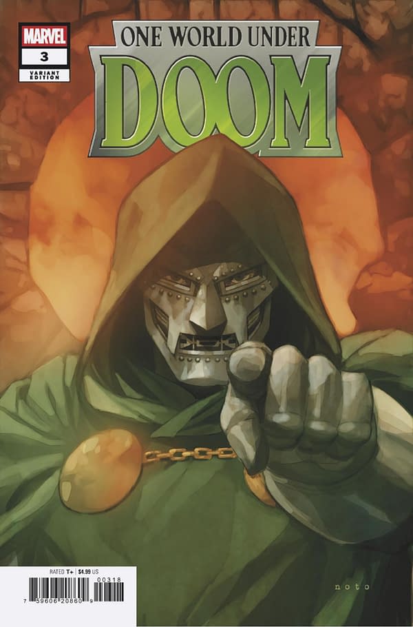 Cover image for ONE WORLD UNDER DOOM #3 PHIL NOTO VARIANT