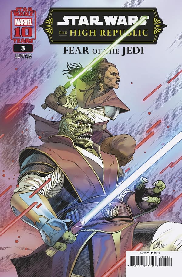 Cover image for STAR WARS: THE HIGH REPUBLIC - FEAR OF THE JEDI #3 LEINIL YU VARIANT