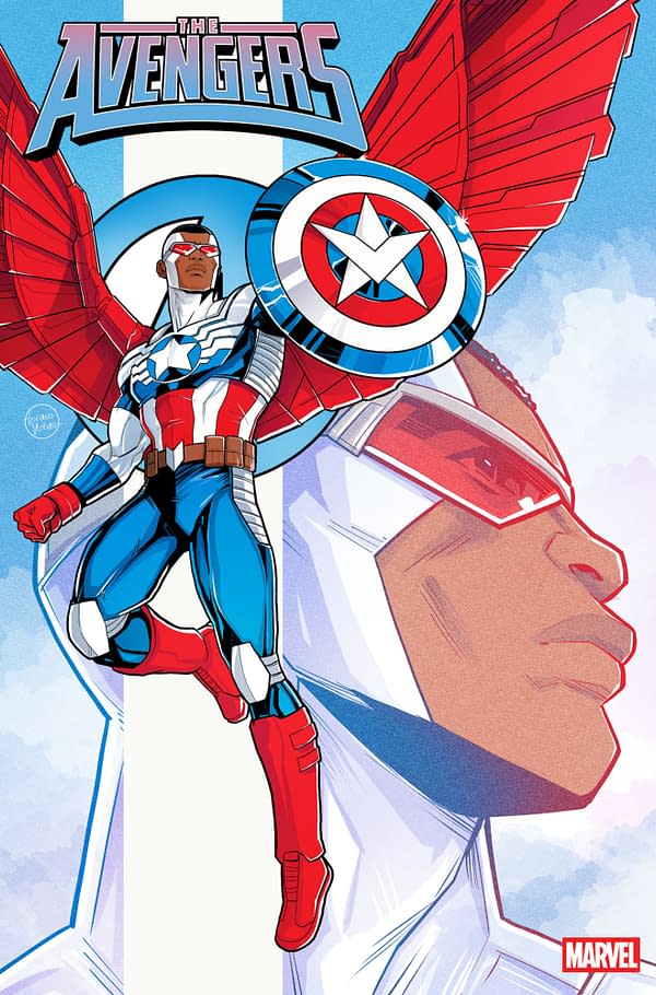 Cover image for AVENGERS #26 LUCIANO VECCHIO CAPTAIN AMERICA VARIANT [DOOM]