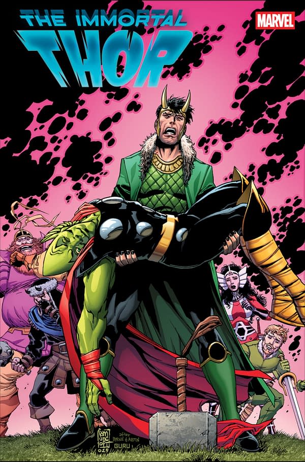 Cover image for IMMORTAL THOR #23 GIUSEPPE CAMUNCOLI IMPOSSIBLE! VARIANT