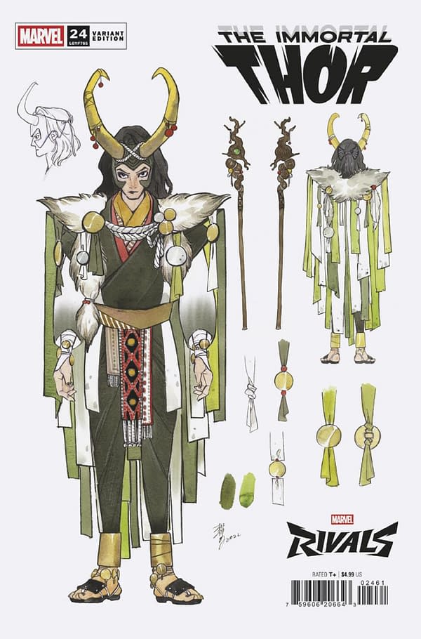 Cover image for IMMORTAL THOR #24 PEACH MOMOKO MARVEL RIVALS VARIANT