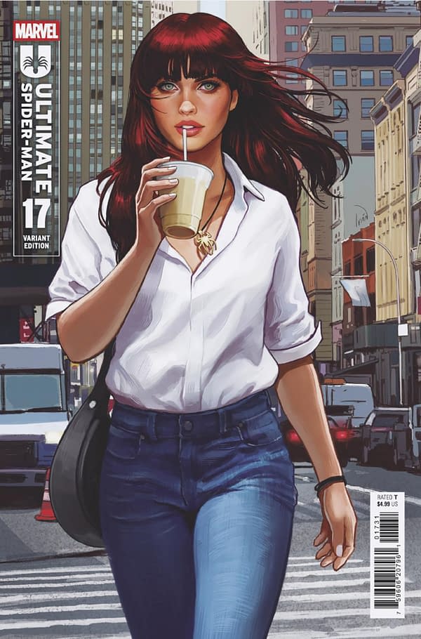 Cover image for ULTIMATE SPIDER-MAN #17 IVAN TALAVERA VARIANT