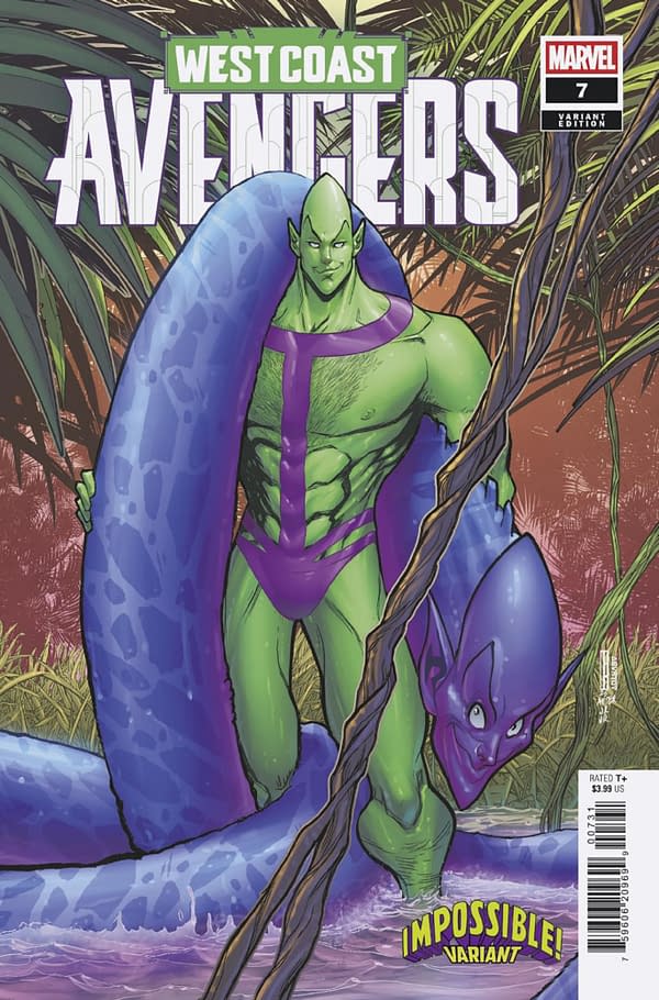 Cover image for WEST COAST AVENGERS #7 DAVID BALDEON IMPOSSIBLE! VARIANT