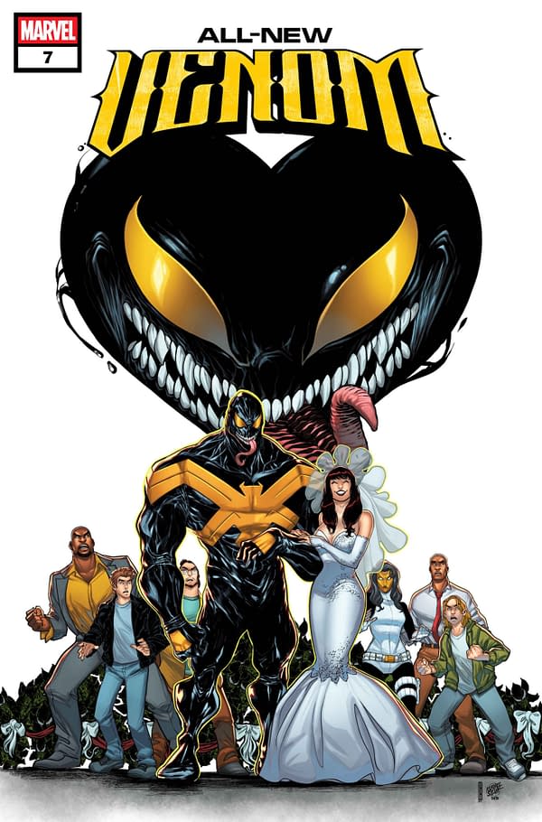 Cover image for ALL-NEW VENOM #7 DAVID BALDEON SPOILER VARIANT