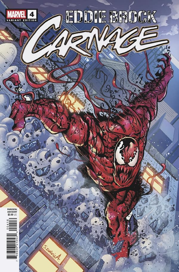 Cover image for EDDIE BROCK: CARNAGE #4 SERGIO DAVILA VARIANT
