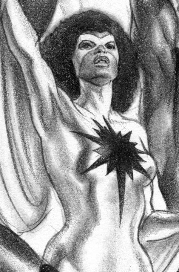 Cover image for THUNDERBOLTS: DOOMSTRIKE #4 ALEX ROSS TIMELESS VIRGIN SKETCH VARIANT [DOOM]