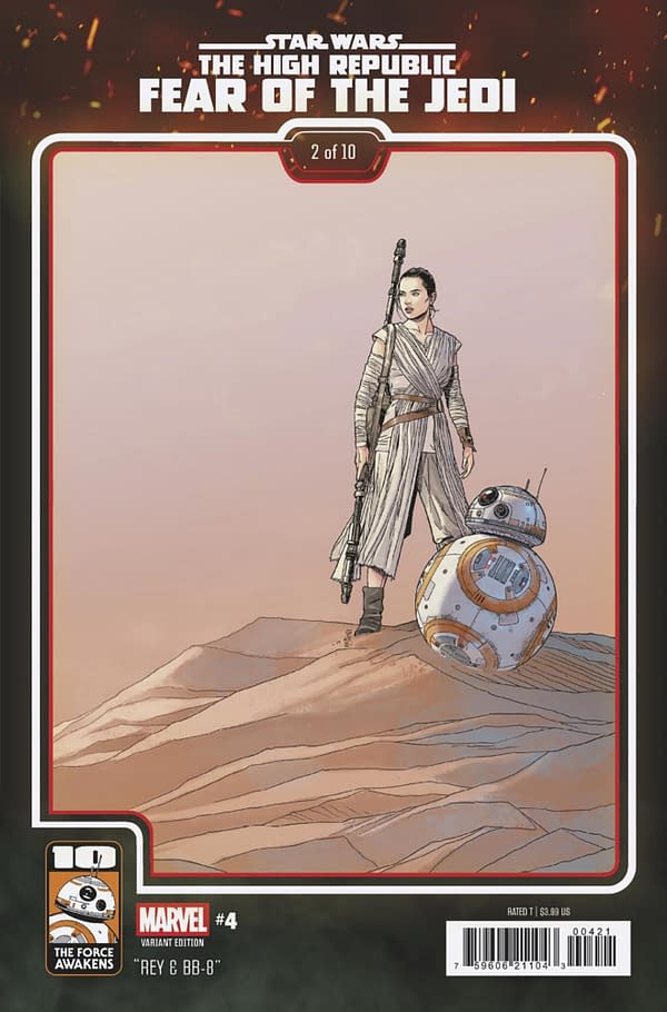 Cover image for STAR WARS: THE HIGH REPUBLIC - FEAR OF THE JEDI #4 CHRIS SPROUSE THE FORCE AWAKENS 10TH ANNIVERSARY VARIANT