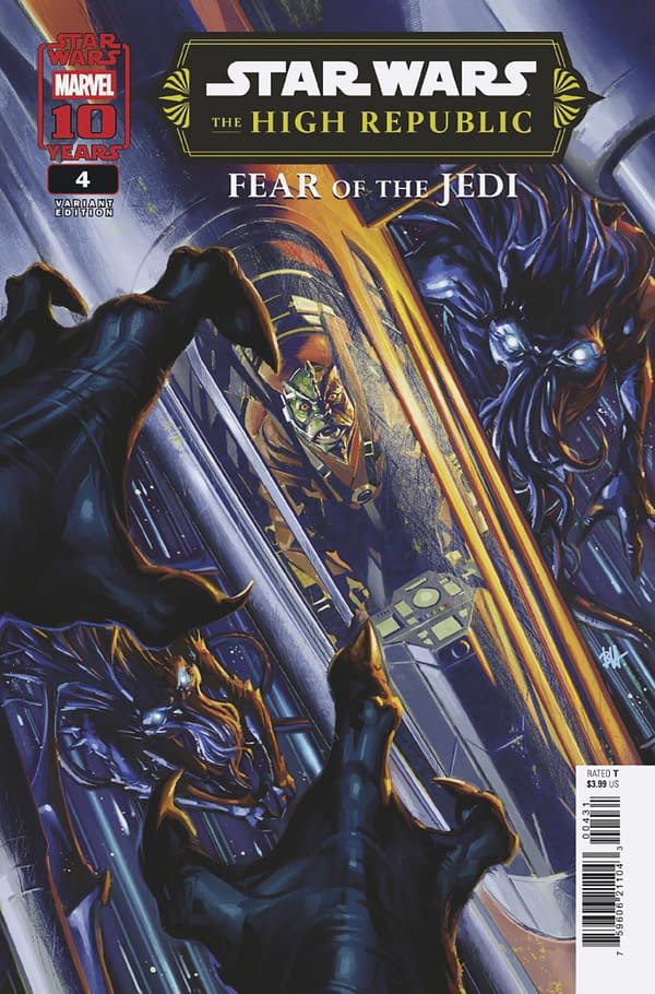 Cover image for STAR WARS: THE HIGH REPUBLIC - FEAR OF THE JEDI #4 BEN HARVEY VARIANT