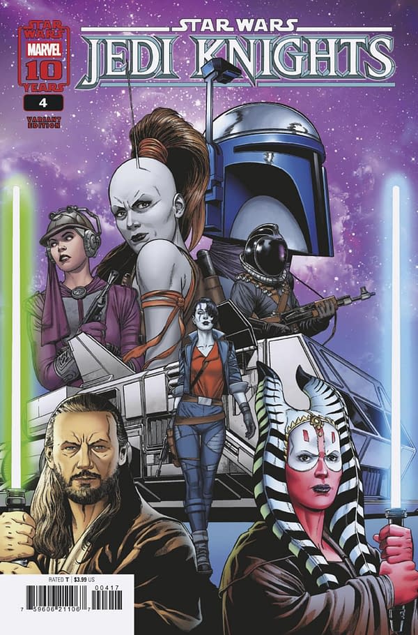 Cover image for STAR WARS: JEDI KNIGHTS #4 RAMON ROSANAS VARIANT