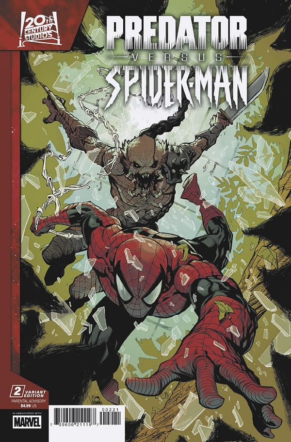 Cover image for PREDATOR VS. SPIDER-MAN #2 RYAN STEGMAN VARIANT