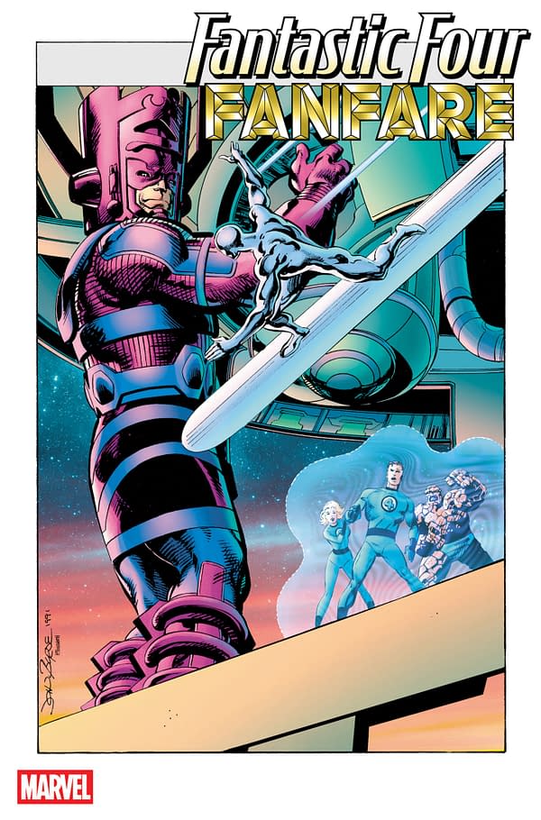 Cover image for FANTASTIC FOUR FANFARE #1 JOHN BYRNE HIDDEN GEM VARIANT
