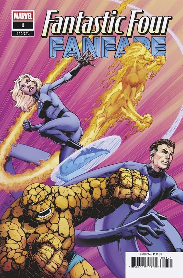 Cover image for FANTASTIC FOUR FANFARE #1 MARK BAGLEY VARIANT