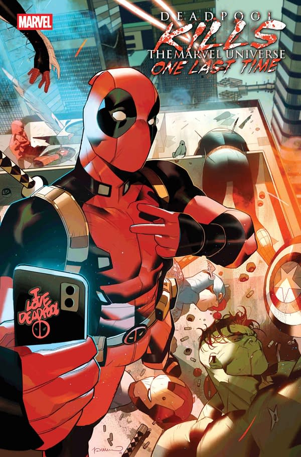 Cover image for DEADPOOL KILLS THE MARVEL UNIVERSE ONE LAST TIME #2 SIMONE DI MEO VARIANT