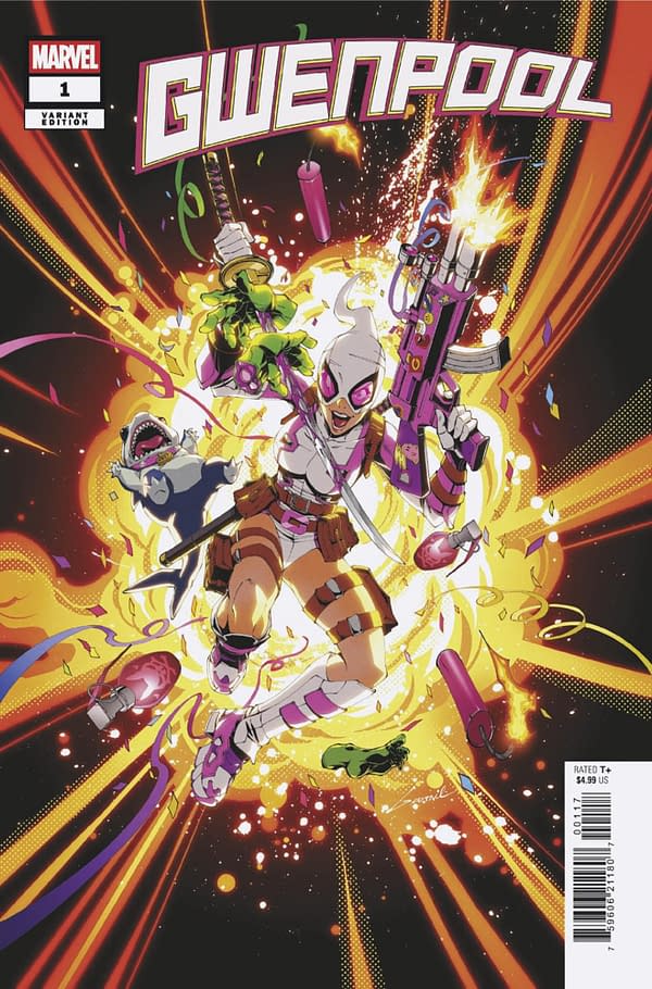 Cover image for GWENPOOL #1 GODTAIL VARIANT