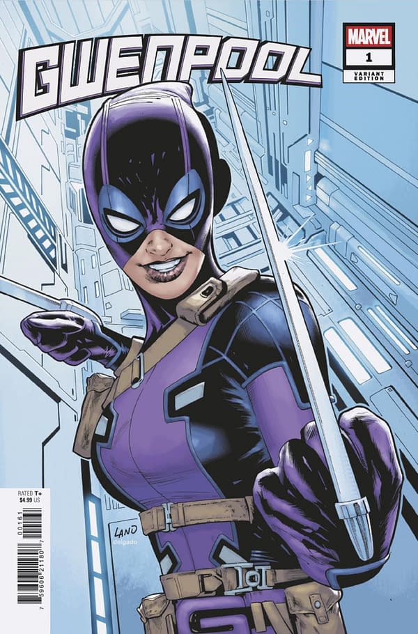 Cover image for GWENPOOL #1 GREG LAND VARIANT