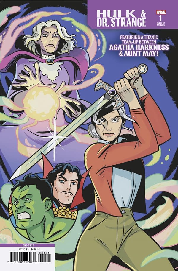 Cover image for HULK & DOCTOR STRANGE #1 NATACHA BUSTOS VARIANT