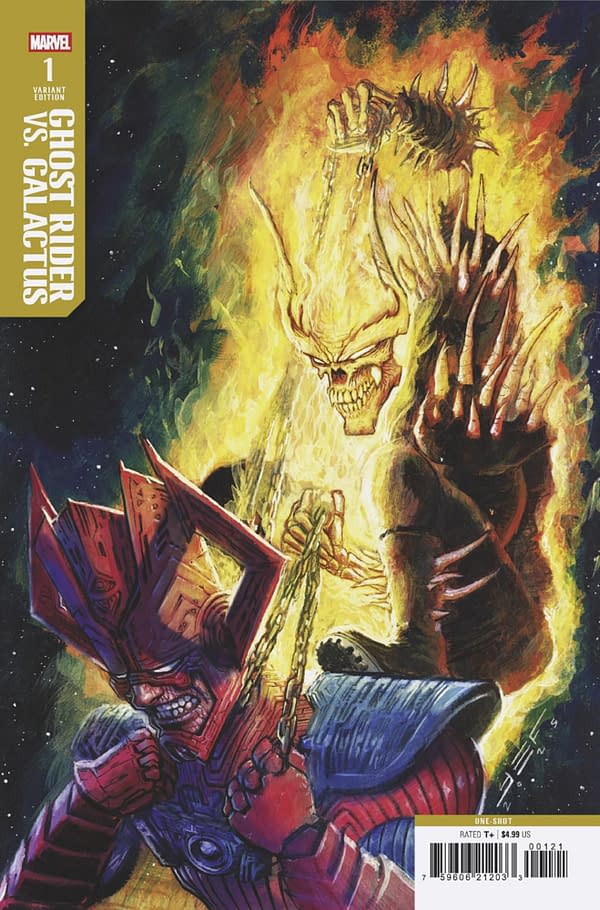 Cover image for GHOST RIDER VS. GALACTUS #1 JUAN FERREYRA VARIANT