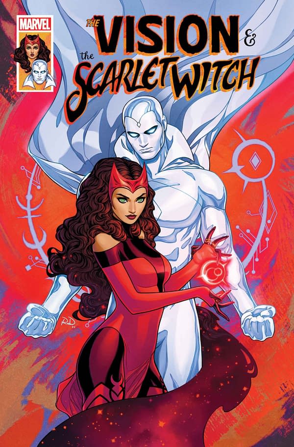 Cover image for VISION AND SCARLET WITCH #1 RUSSELL DAUTERMAN COVER