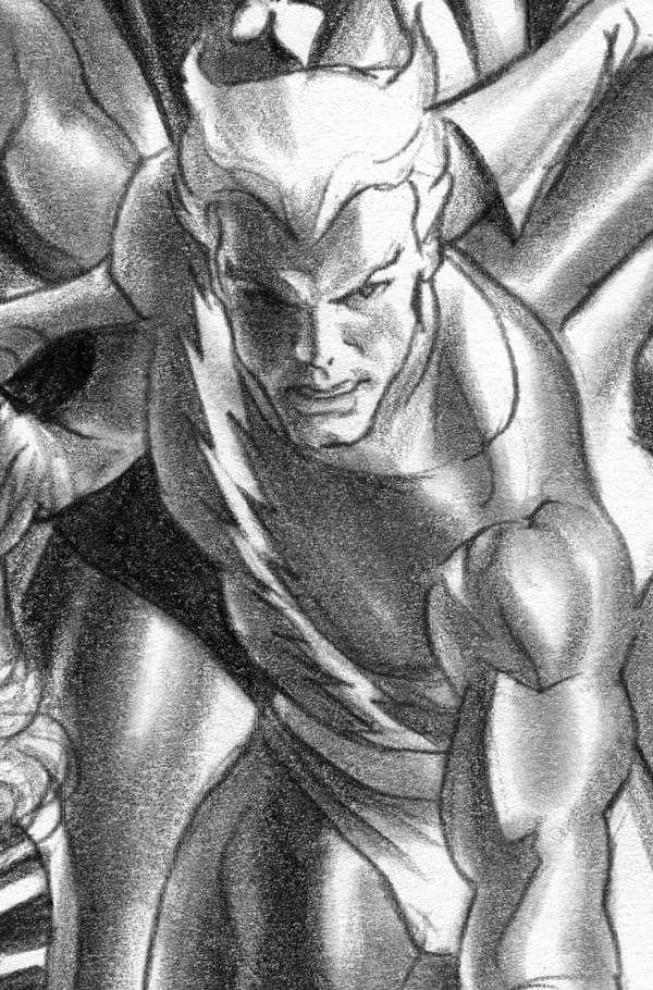 Cover image for THE VISION & THE SCARLET WITCH #1 ALEX ROSS TIMELESS VIRGIN SKETCH VARIANT