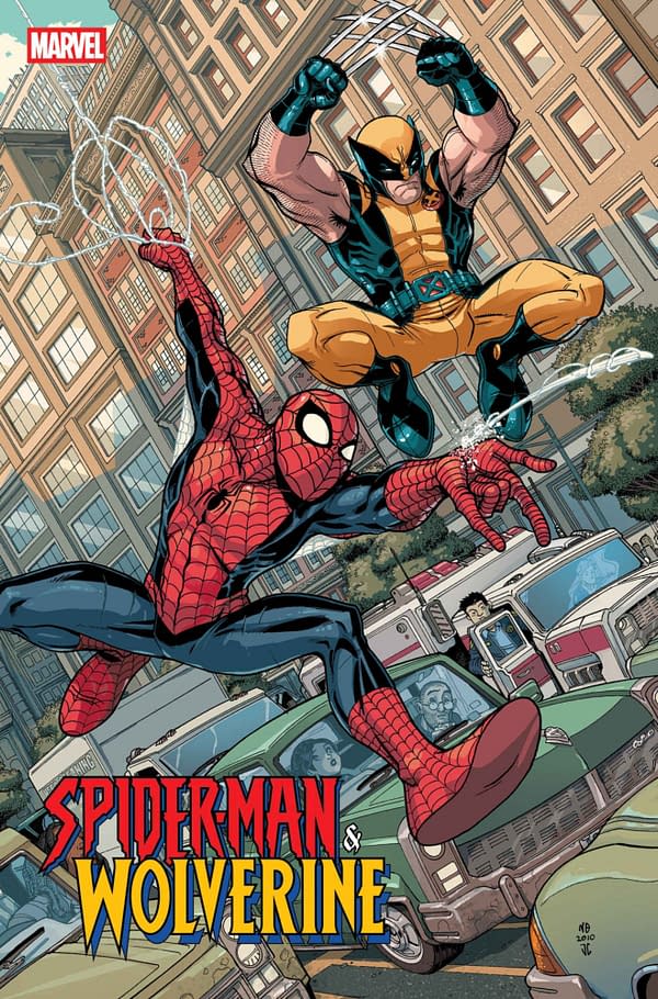 Cover image for SPIDER-MAN & WOLVERINE #1 NICK BRADSHAW HIDDEN GEM VARIANT
