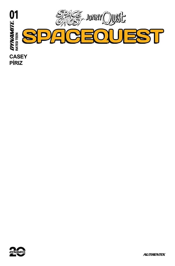 Cover image for SPACE GHOST JONNY QUEST SPACE QUEST #1 CVR H BLANK AUTHENTIX