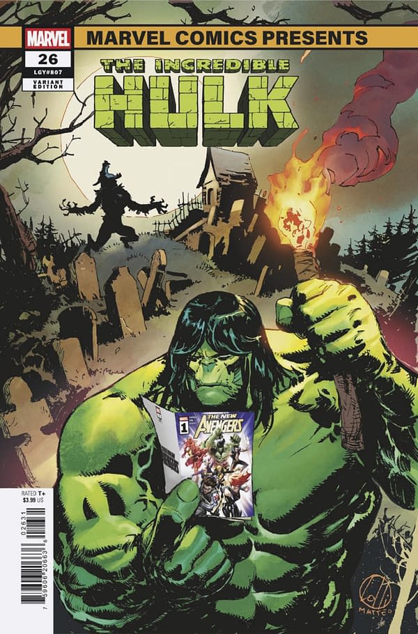 Cover image for INCREDIBLE HULK #26 MATTEO LOLLI MARVEL COMICS PRESENTS VARIANT