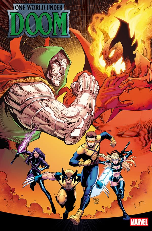 Cover image for ONE WORLD UNDER DOOM #5 GLEB MELNIKOV VARIANT