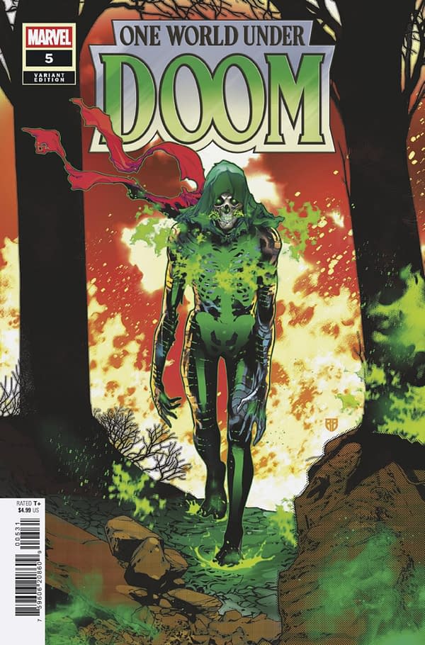 Cover image for ONE WORLD UNDER DOOM #5 R.B. SILVA VARIANT