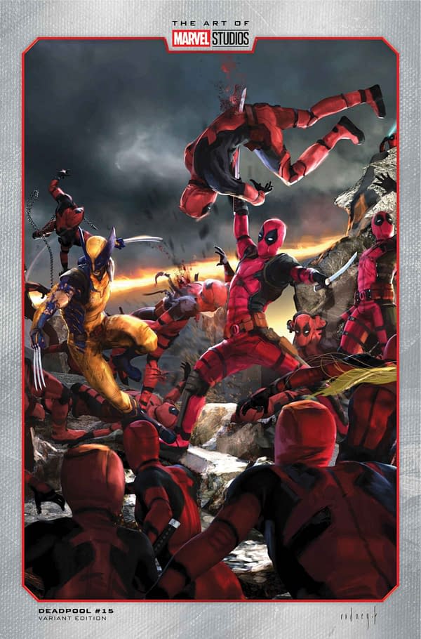 Cover image for DEADPOOL #15 RODNEY FUENTEBELLA MARVEL STUDIOS VARIANT