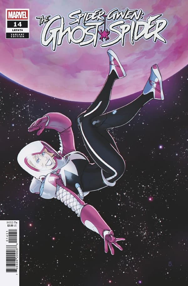 Cover image for SPIDER-GWEN: THE GHOST-SPIDER #14 BENGAL VARIANT