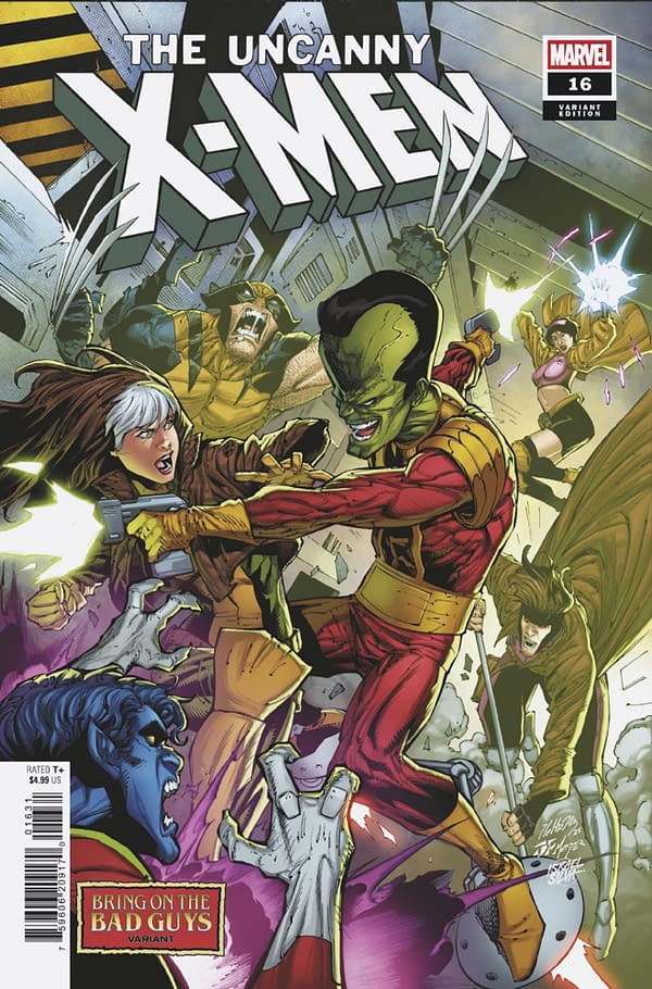 Cover image for UNCANNY X-MEN #16 NETHO DIAZ BRING ON THE BAD GUYS VARIANT