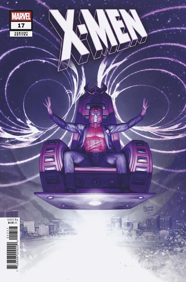 Cover image for X-MEN #17 RYAN BROWN VARIANT