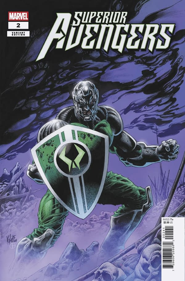 Cover image for SUPERIOR AVENGERS #3 KYLE HOTZ VARIANT [DOOM]