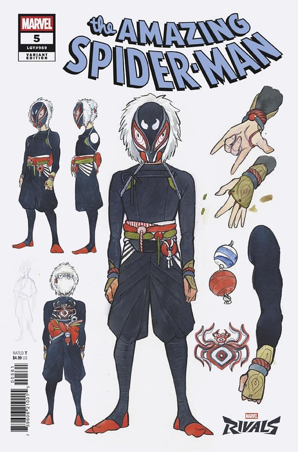 Cover image for AMAZING SPIDER-MAN #5 PEACH MOMOKO MARVEL RIVALS VARIANT