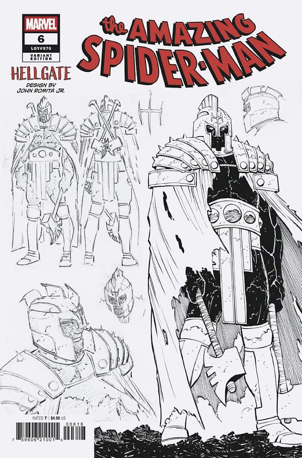 Cover image for AMAZING SPIDER-MAN #6 JOHN ROMITA JR. DESIGN VARIANT