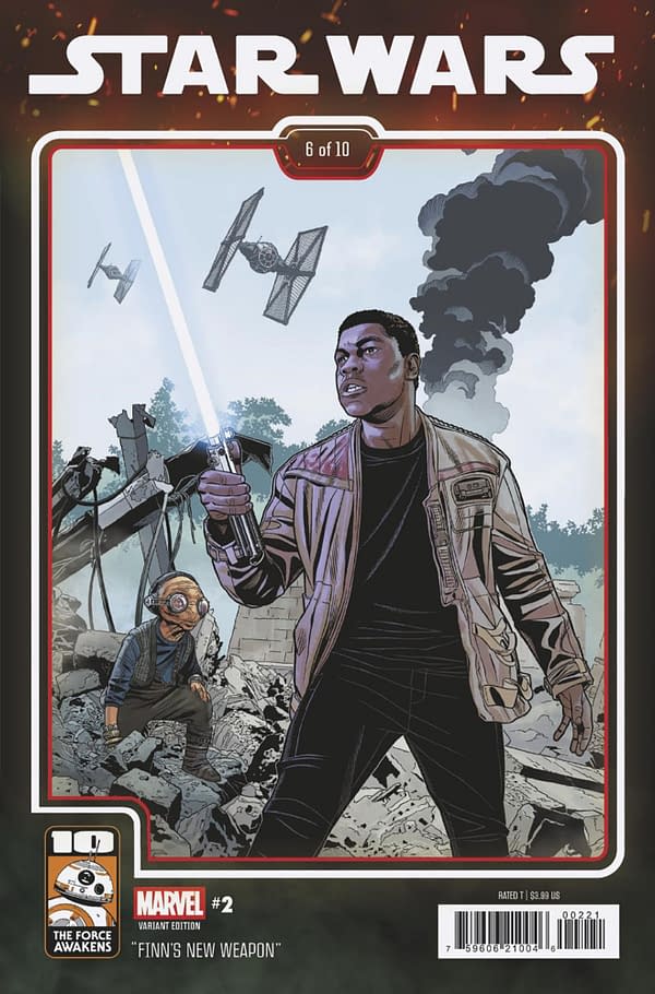 Cover image for STAR WARS #2 CHRIS SPROUSE THE FORCE AWAKENS 10TH ANNIVERSARY VARIANT