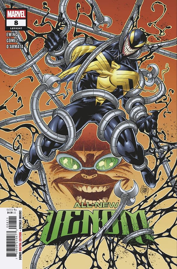 Cover image for ALL NEW VENOM #8 ADAM KUBERT COVER