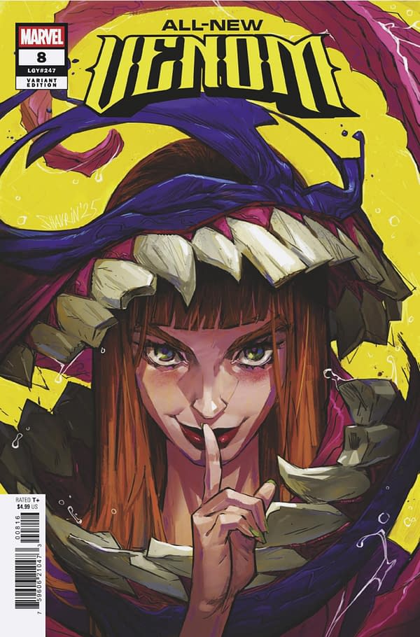 Cover image for ALL-NEW VENOM #8 IVAN SHAVRIN VARIANT