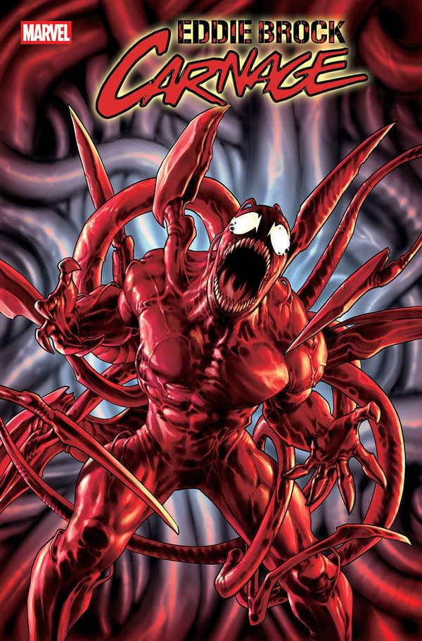 Cover image for EDDIE BROCK: CARNAGE #5 JESUS SAIZ COVER