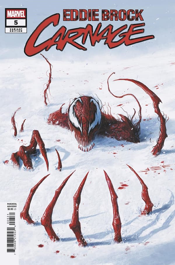 Cover image for EDDIE BROCK: CARNAGE #5 JUAN FERREYRA VARIANT