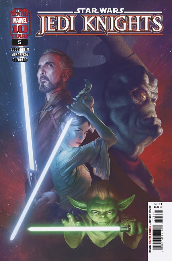 Cover image for STAR WARS: JEDI KNIGHTS #5 RAHZZAH COVER