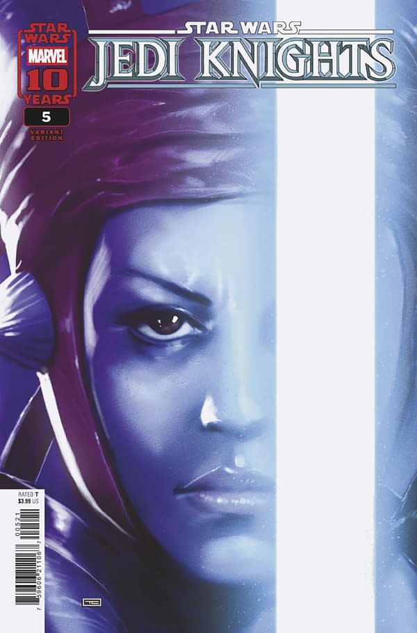 Cover image for STAR WARS: JEDI KNIGHTS #5 TAURIN CLARKE LIGHTSABER VARIANT