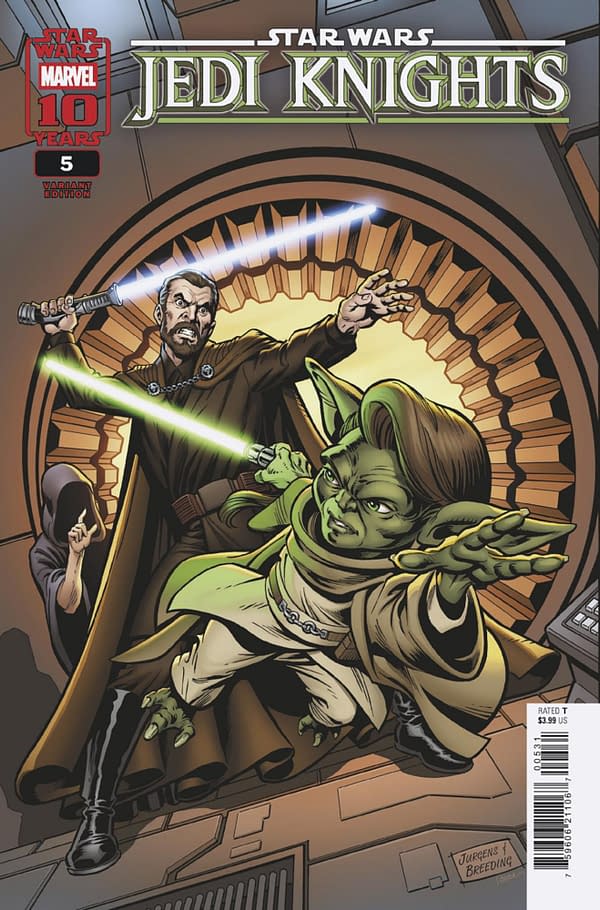 Cover image for STAR WARS: JEDI KNIGHTS #5 DAN JURGENS CLASSIC HOMAGE VARIANT