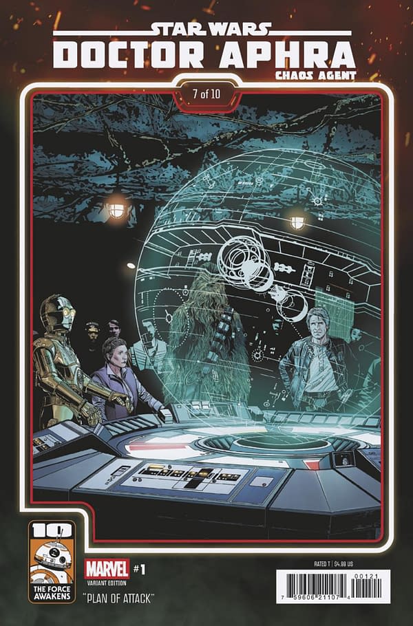 Cover image for STAR WARS: DOCTOR APHRA - CHAOS AGENT #1 CHRIS SPROUSE THE FORCE AWAKENS 10TH ANNIVERSARY VARIANT