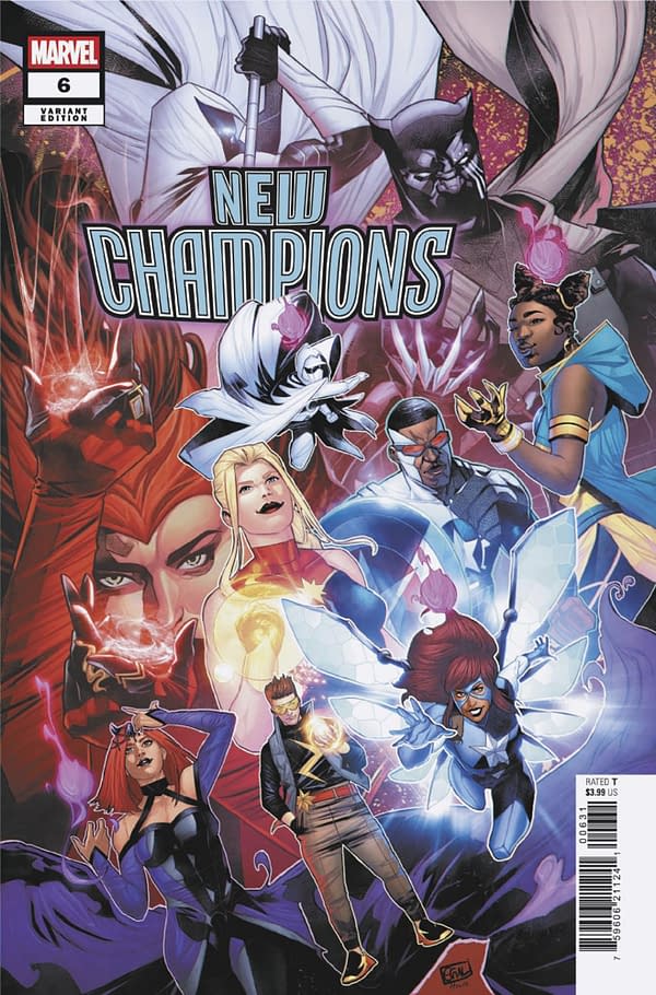 Cover image for NEW CHAMPIONS #6 EDWIN GALMON VARIANT