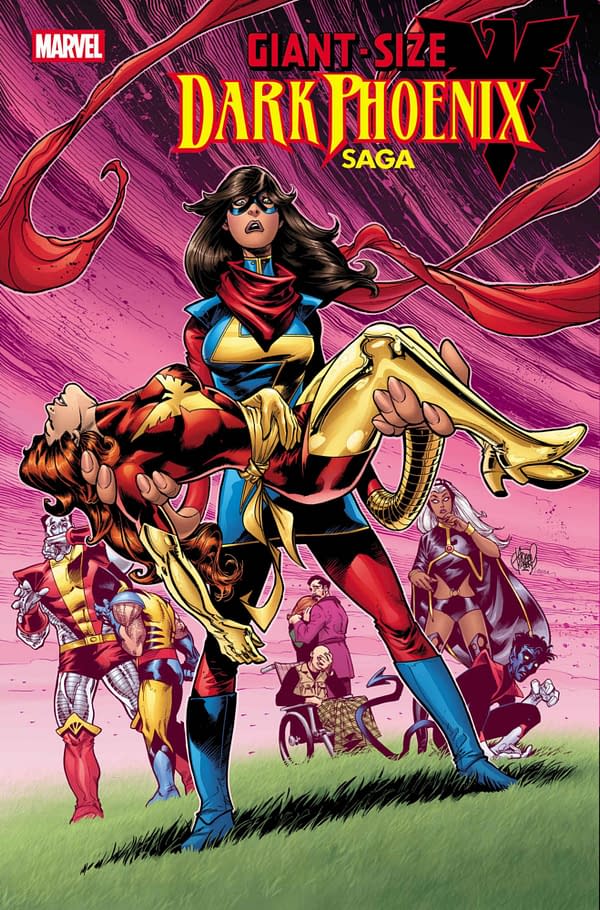 Cover image for GIANT-SIZE DARK PHOENIX SAGA #1 ADAM KUBERT COVER